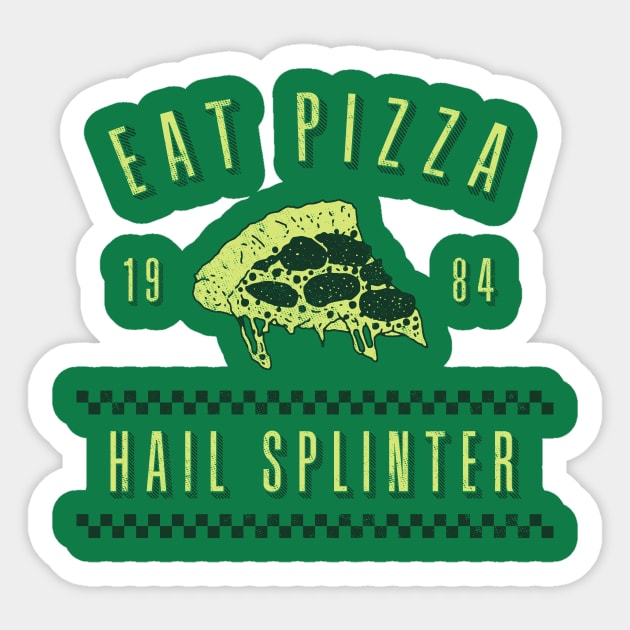 EAT PIZZA Sticker by manospd